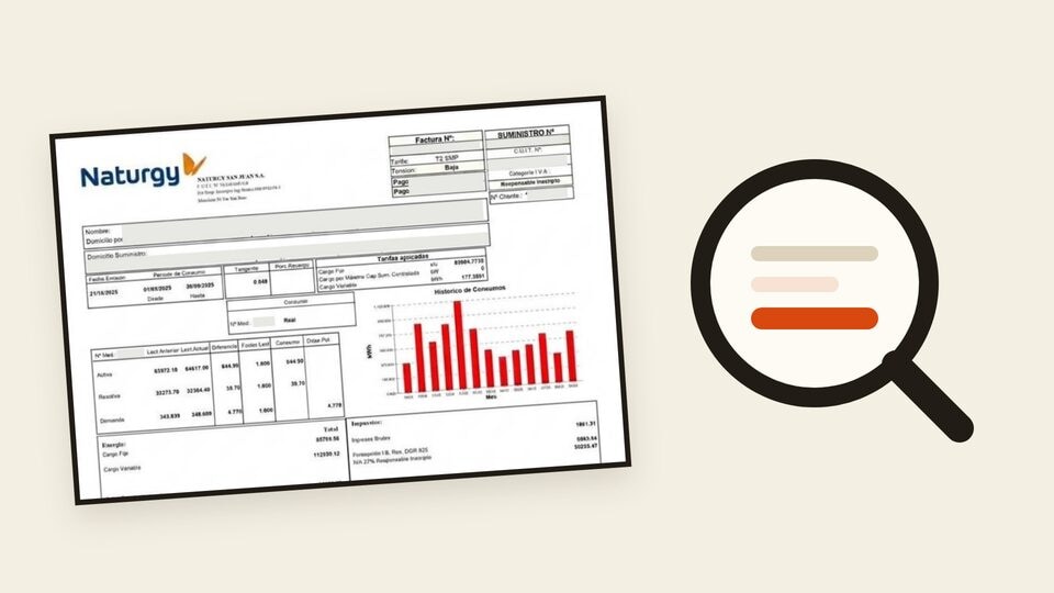 Vista previa: Cómo leer la factura de Energía San Juan