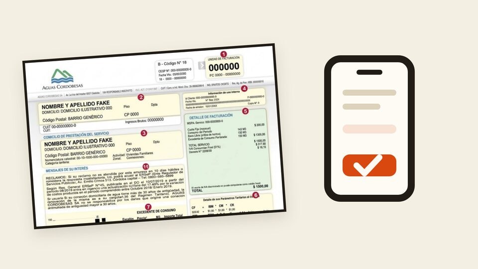 Vista previa: Cómo pagar la factura de Aguas Cordobesas