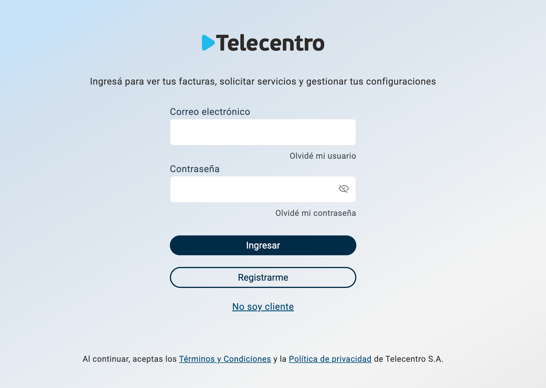 Sucursal Virtual de Telecentro