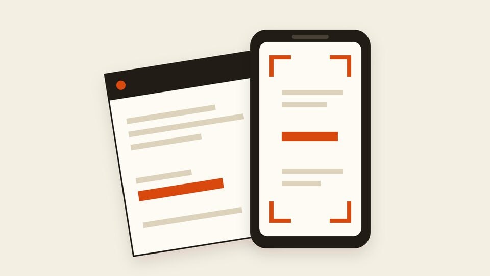 Vista previa: Cómo escanear una factura con el celular y guardarla en PDF